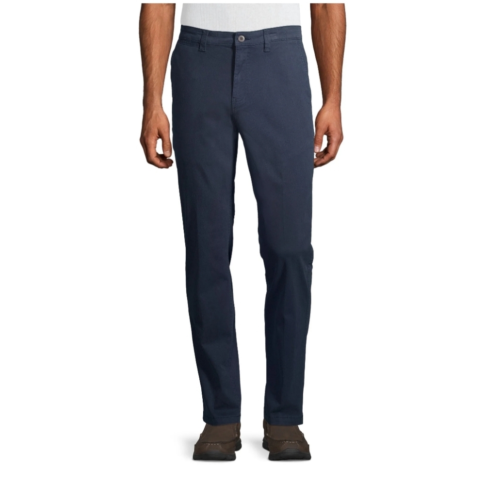 George Men's Size 29x30 Athletic Fit Chino Pants Tapered Leg Blue Cove NWT